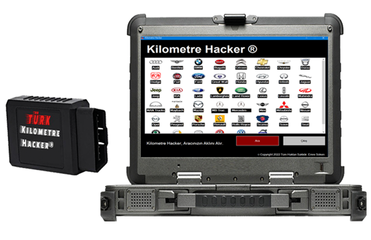 جهاز OBD وبرنامج سطح المكتب من Kilometre Hacker